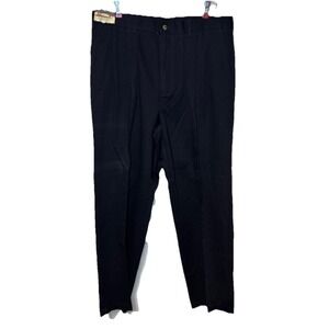 Roundtree & Yorke Men's Classic Fit Wrinkle Free Pleated Tapered Leg 36X32 NWT
